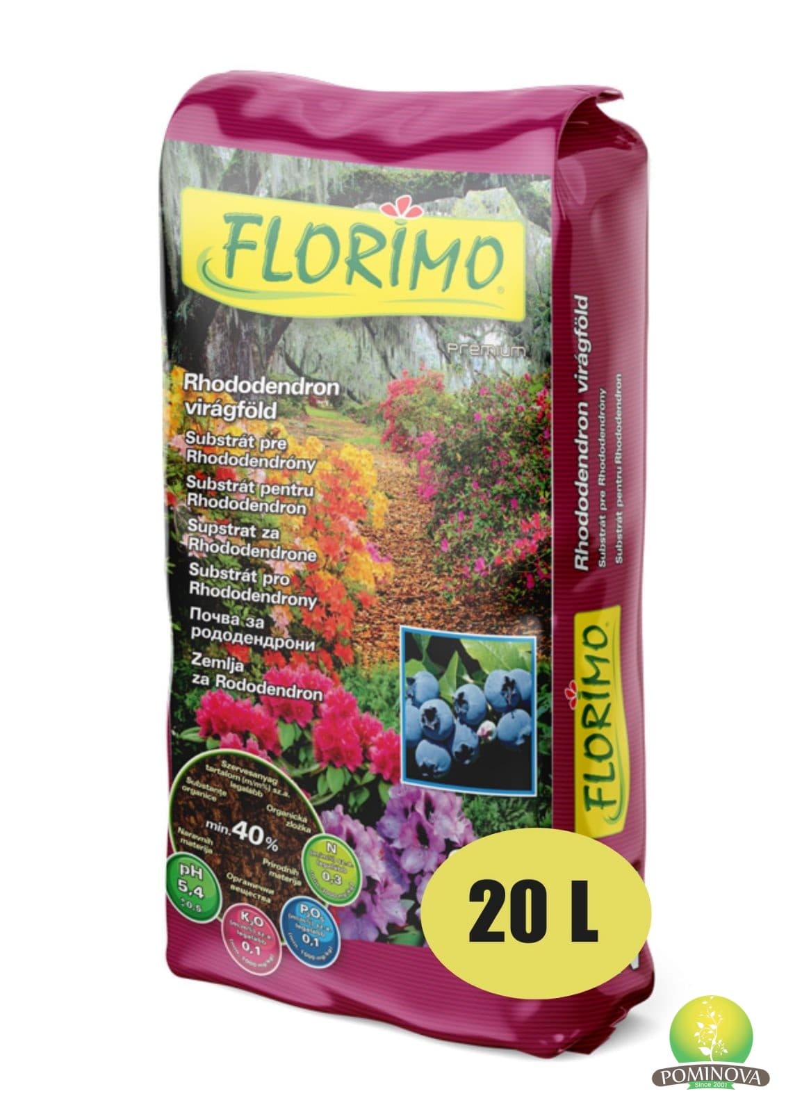 Turbă Florimo – Rhododendron